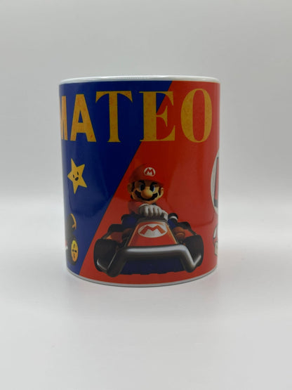 Taza Mario Kart Personalizable 🏎️🔥