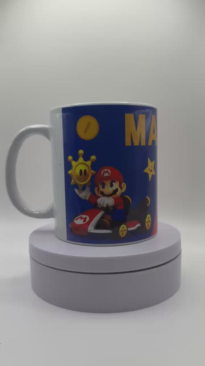 Taza Mario Kart Personalizable 🏎️🔥